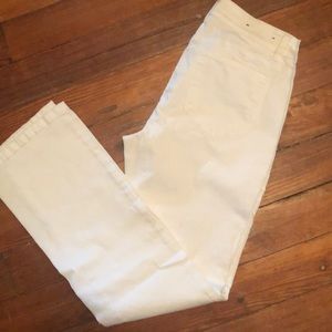 Boot Cut White Denim Jean